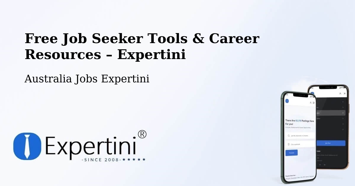 Free Job Seeker Tools & Career Resources – Perth - Perth, Australia Jobs Expertini